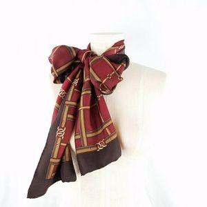 Vintage Silk Neck Scarf